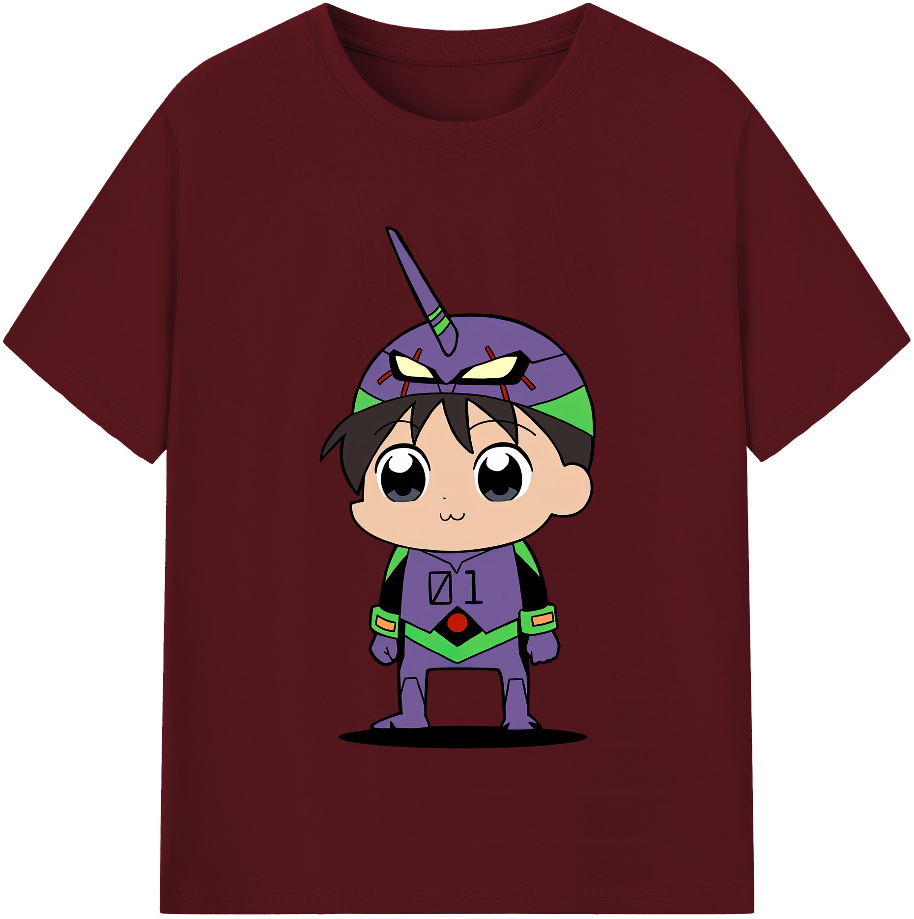 （画像用） EVA 新世紀エヴァンゲリオン 綿100％半袖Tシャツ（フロントプリント）